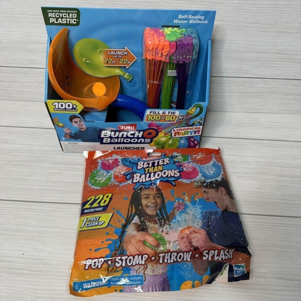 Zuru Bunch O Balloons Launcher Tropical Party 228 Water‎ Pods 100 in 60 Secs